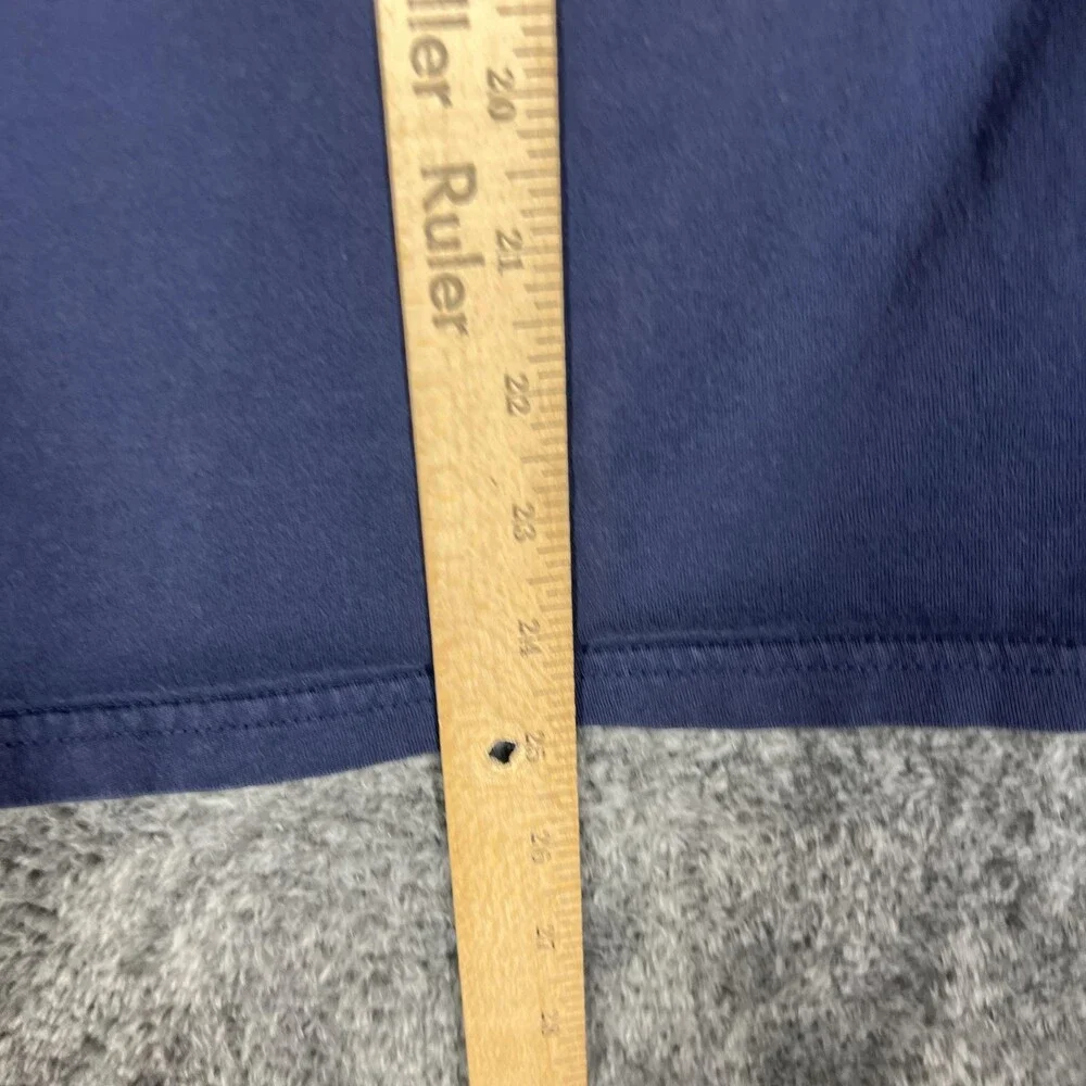 Polo Ralph Lauren Hoodie Mens Medium Blue Lightweight Jersey Pullover Logo